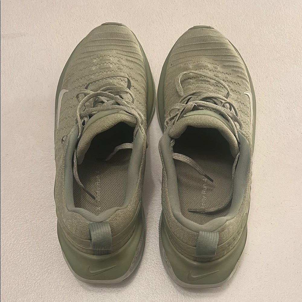 Nike Infinity Run 4 Green Running Shoes - 12 - Picture 3 of 8